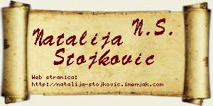 Natalija Stojković vizit kartica